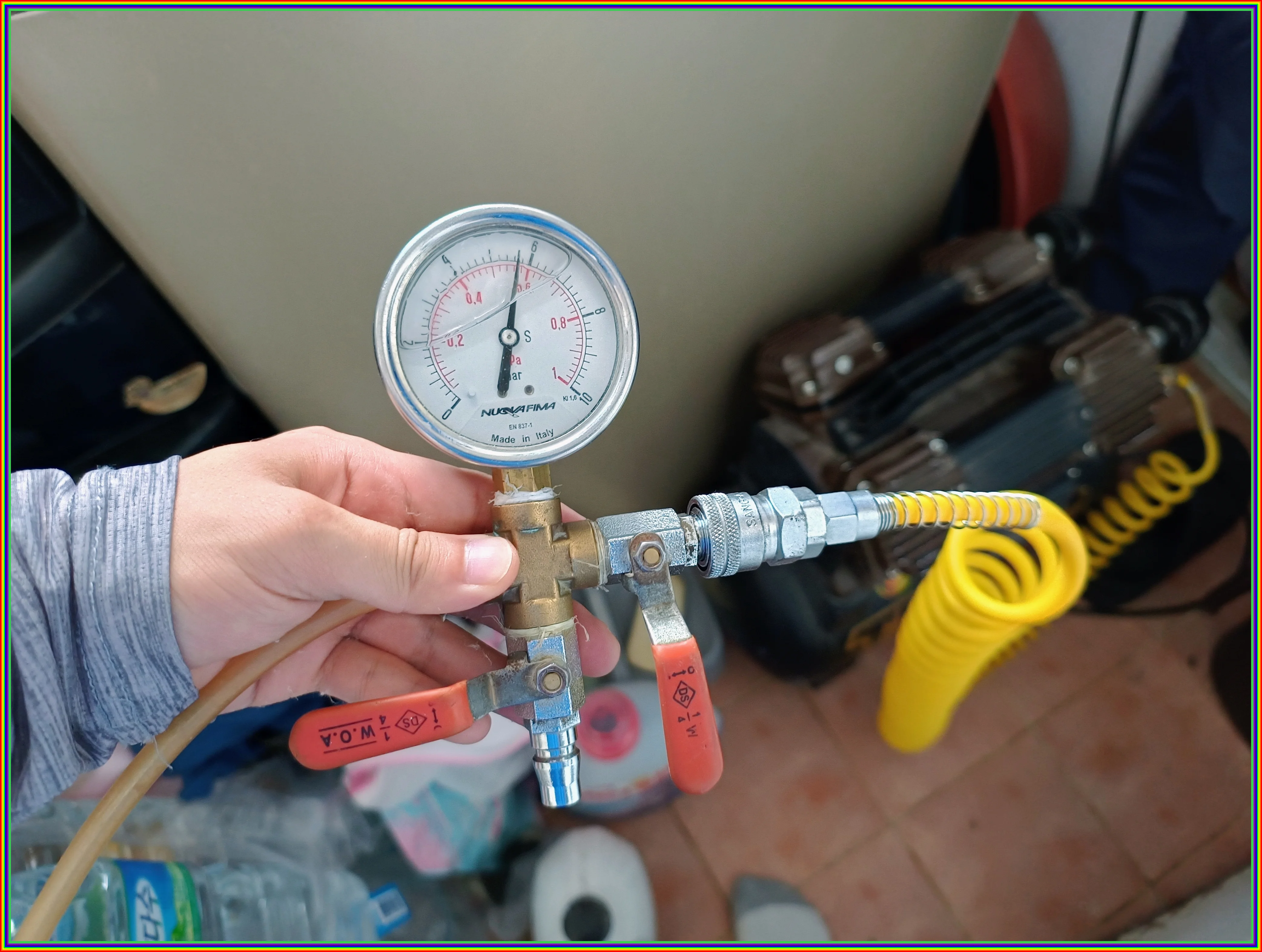 누수 현장 이미지