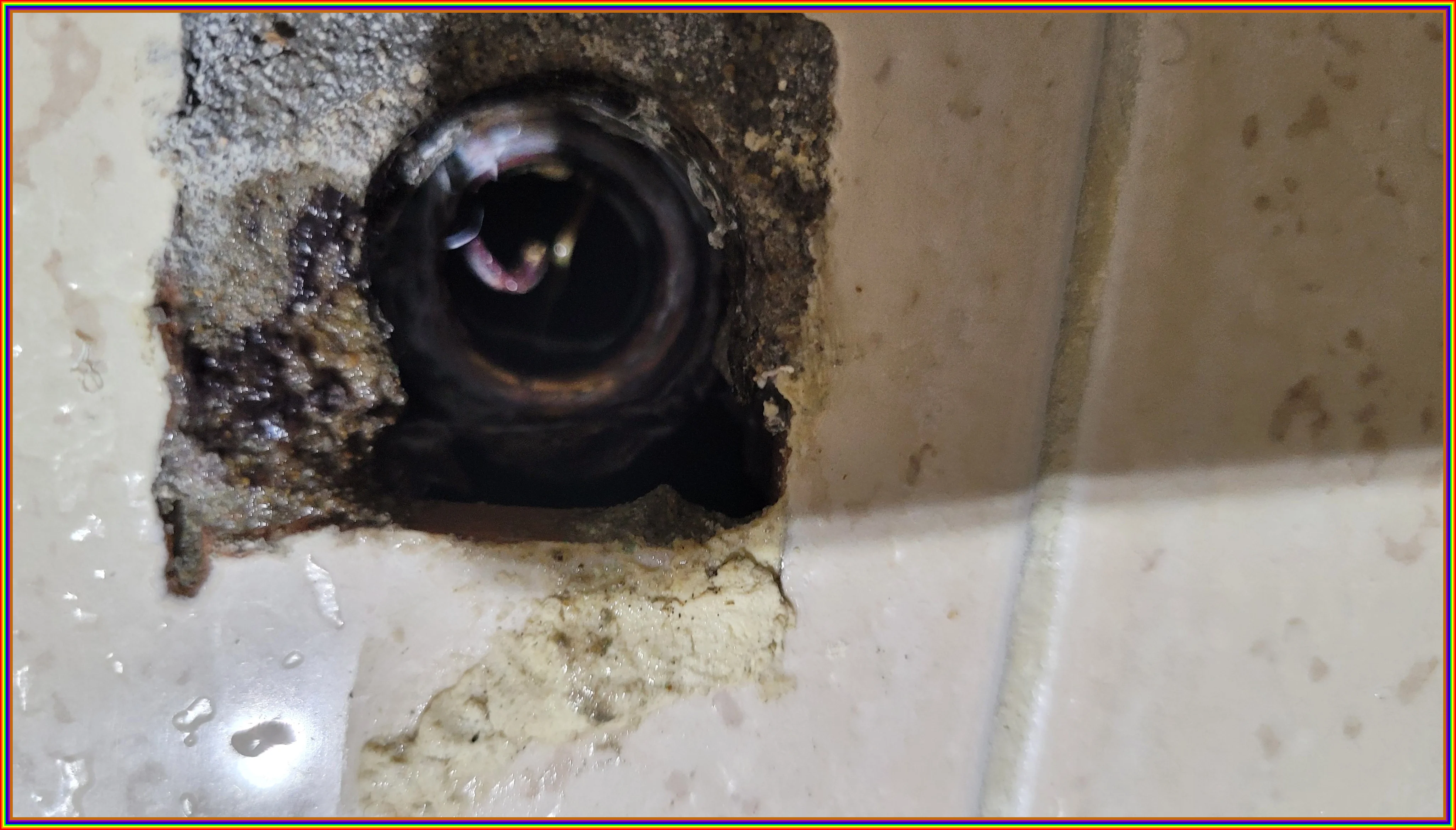 누수 현장 이미지