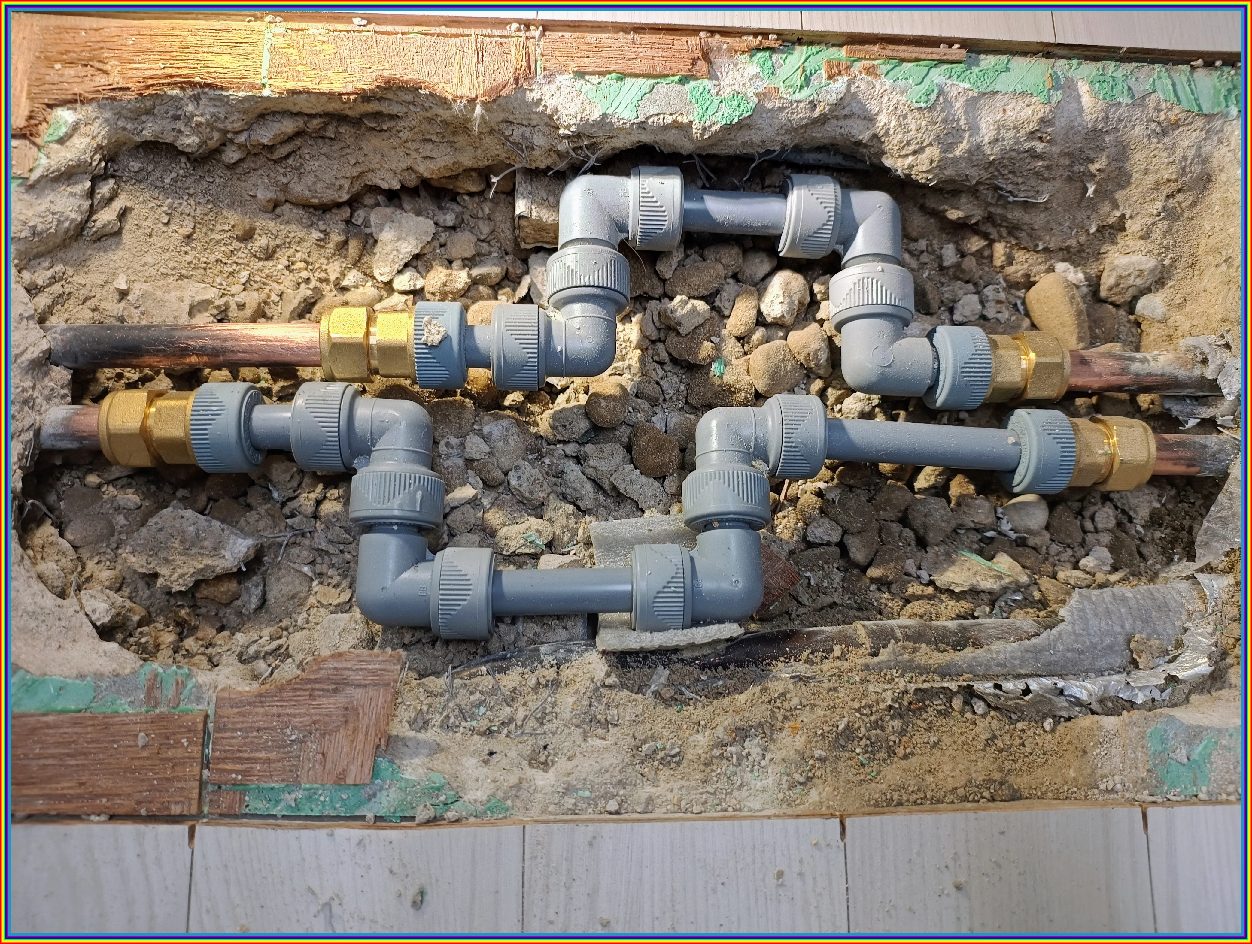 누수 현장 이미지